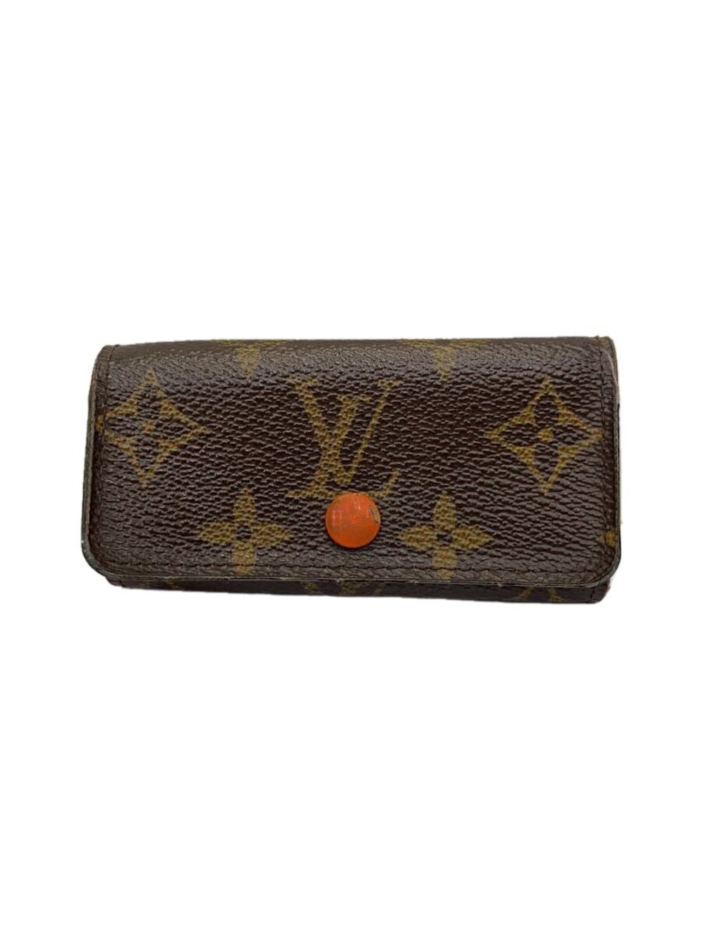 LOUIS VUITTON Multicles Monogram Canvas Piment Leather Brown Patterned
